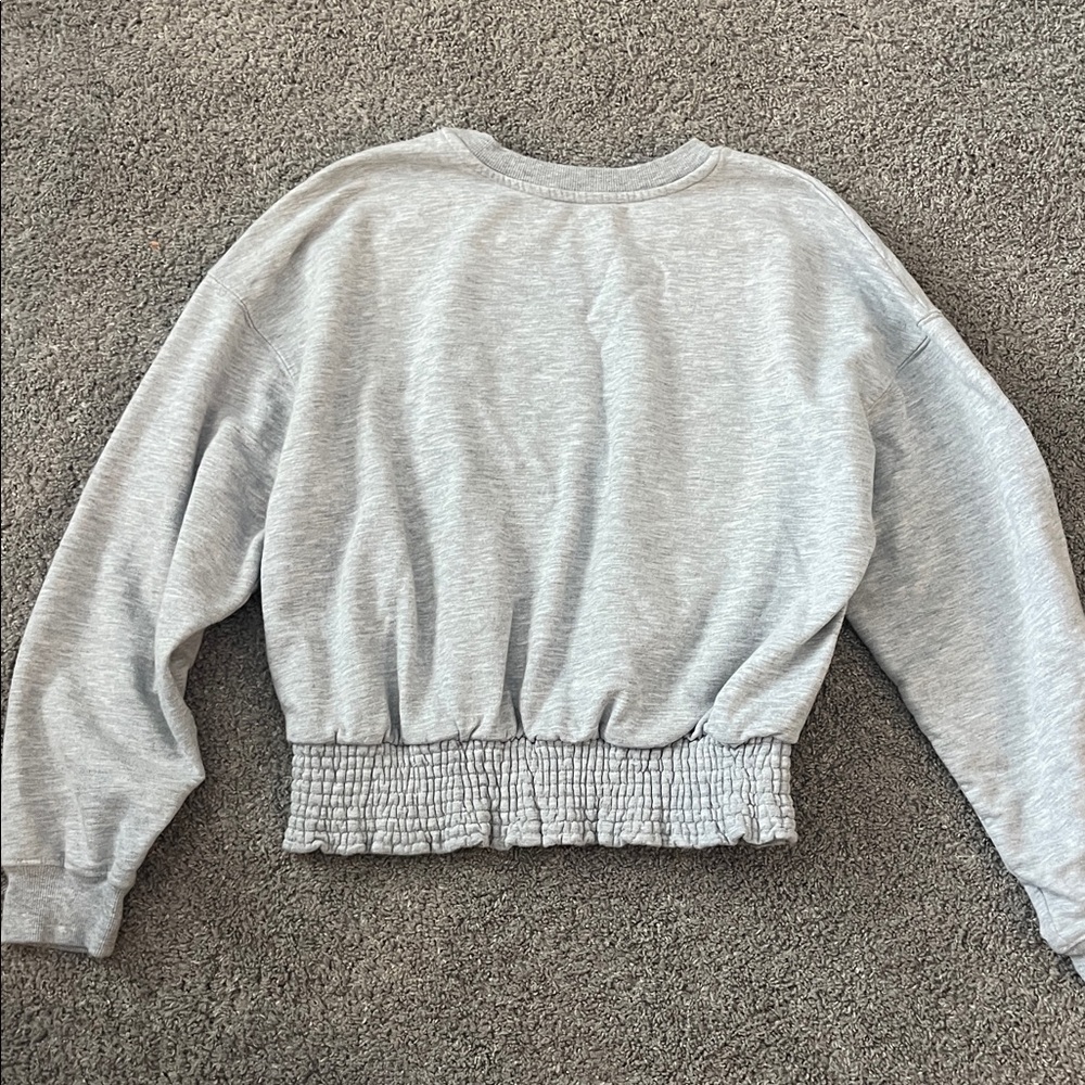 Disney Gray Kids Sweatshirt with Floral Alice In Wonderland Design - Picture 4 of 4